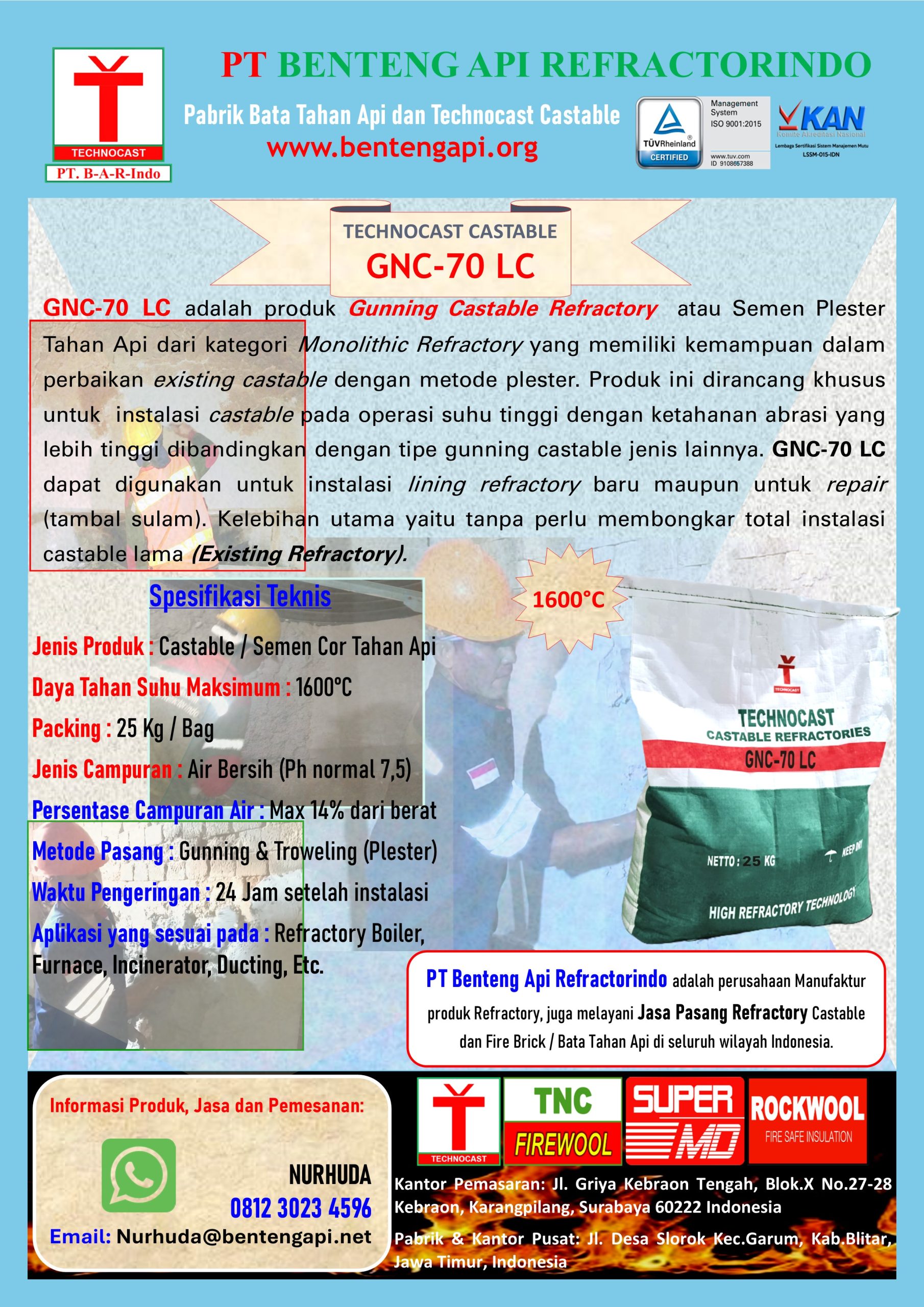 Technocast GNC-70 LC